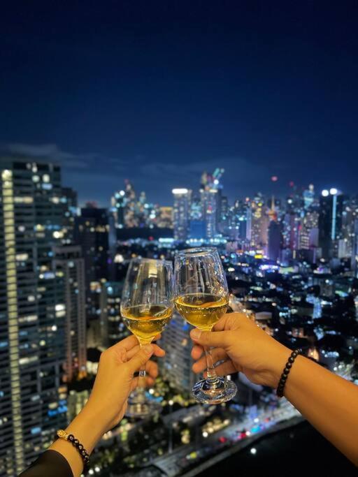 The Serene Escape Rockwell Makati City View 1Br Lägenhet Manila Exteriör bild
