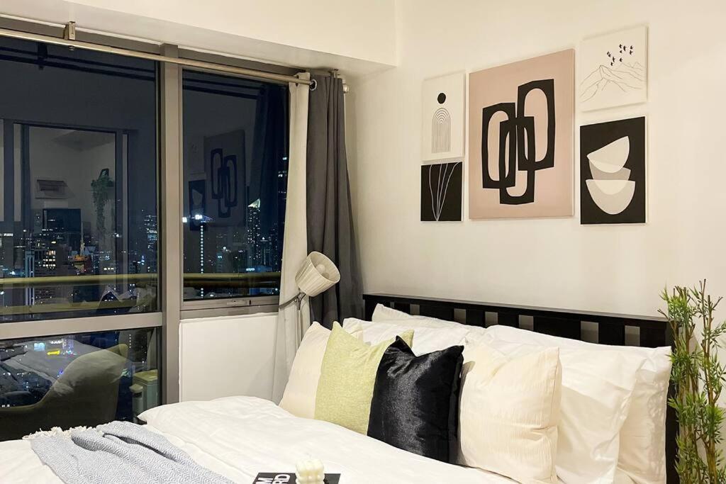 The Serene Escape Rockwell Makati City View 1Br Lägenhet Manila Exteriör bild
