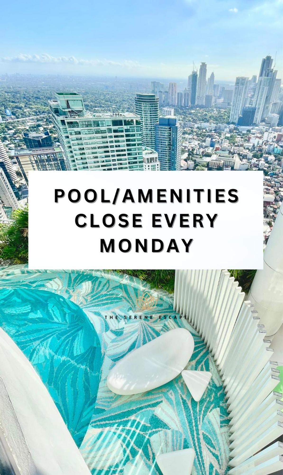The Serene Escape Rockwell Makati City View 1Br Lägenhet Manila Exteriör bild